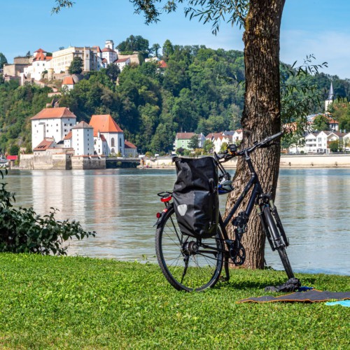 De oevers bij Passau